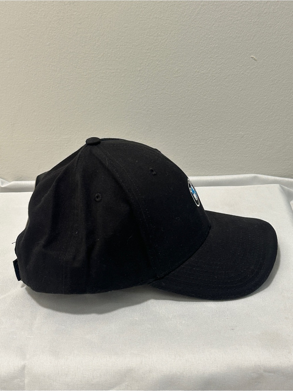 BMW Black Baseball Cap - Classic Men's Accessory One Size Fits All - Picture 4 of 6